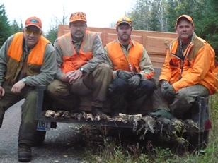 A fine day of grouse and woodcock hunting....