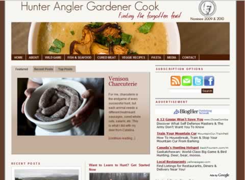 Hunter Angler Gardener Cook