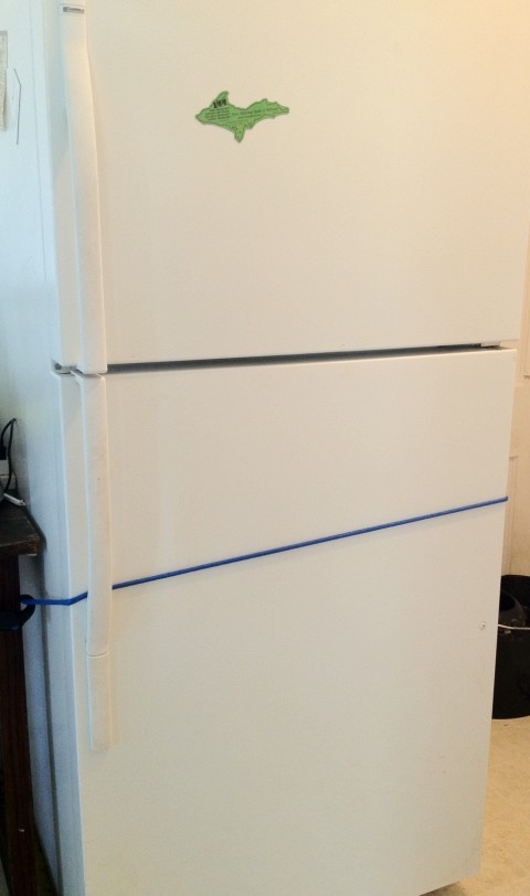 bungie cord the fridge