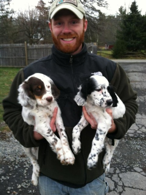 Ginger and Sage with their new Dad!