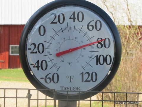 May 8th, 2013 almost 80°F in the UP