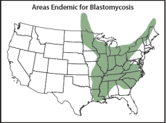 Nationally, Blastomyces Dermatitidis Has A Wide Distribution In North 