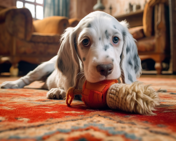 Photo of a setter pup